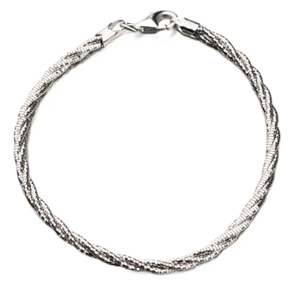 Dámský náramek stříbro 925 kroucený CHRS-SPRING-OM13L-TW-130