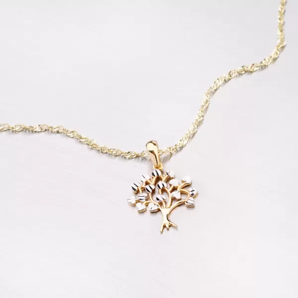 Zlatý stromeček s gravírováním 43-21385