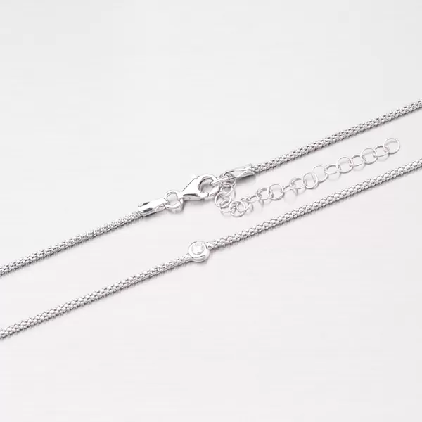 Stříbrný náhrdelník se zirkony N1604160-1264-SLX