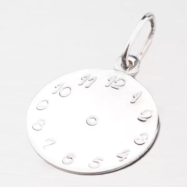 Zlatý přívěsek - křtící hodiny 327P-130042