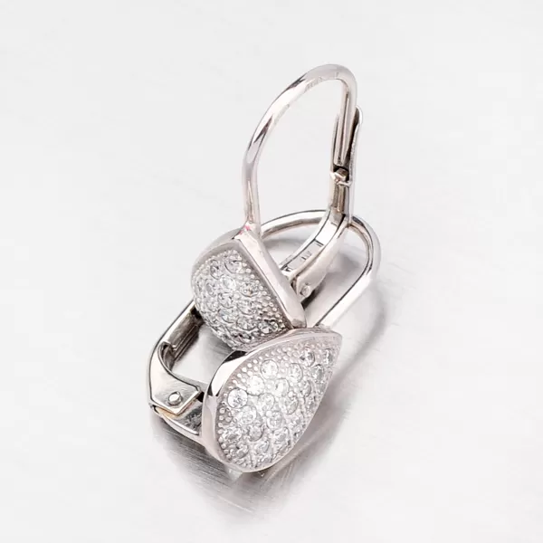 Náušnice z bílého zlata 585 42-31941