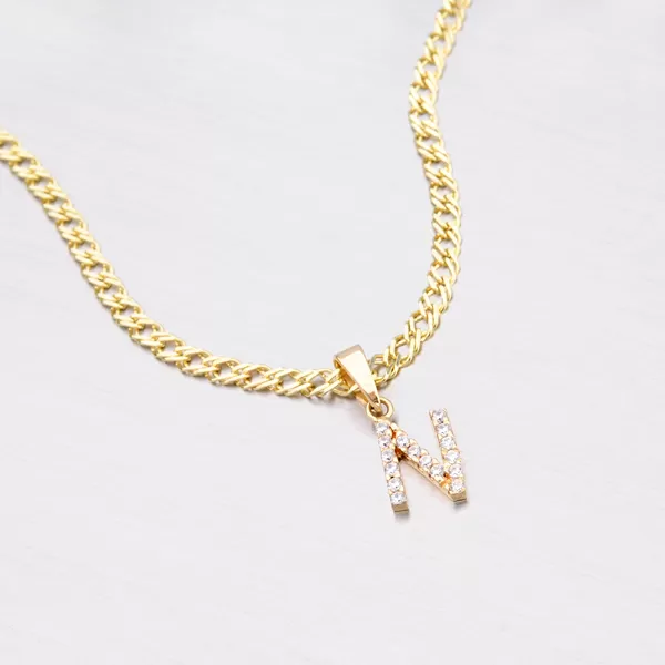 Přívěsek - zlato 585 písmeno N 13-152-N