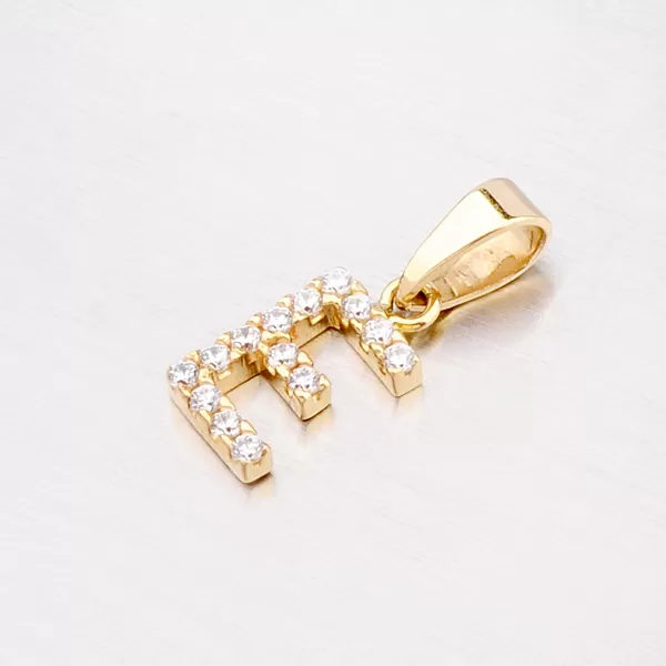 Zlatý přívěsek písmeno E - zlato 585 13-152-E