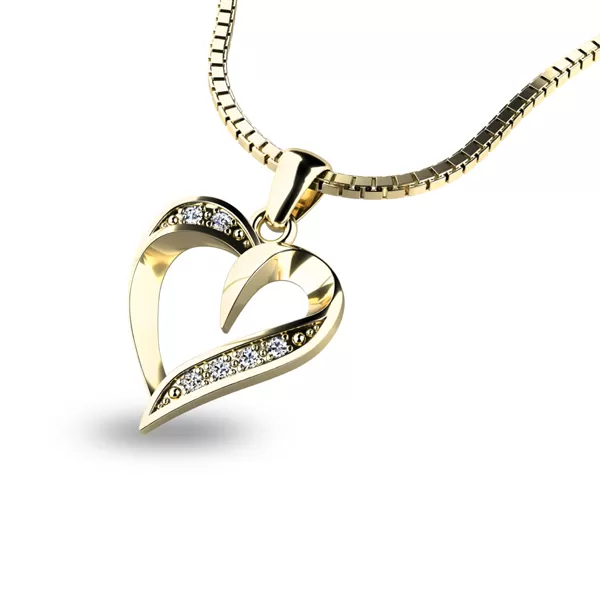 Přívěsek s diamanty 10879-ZL-DIA