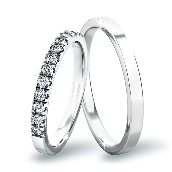 Snubní prsteny ze žlutého zlata SP-61061