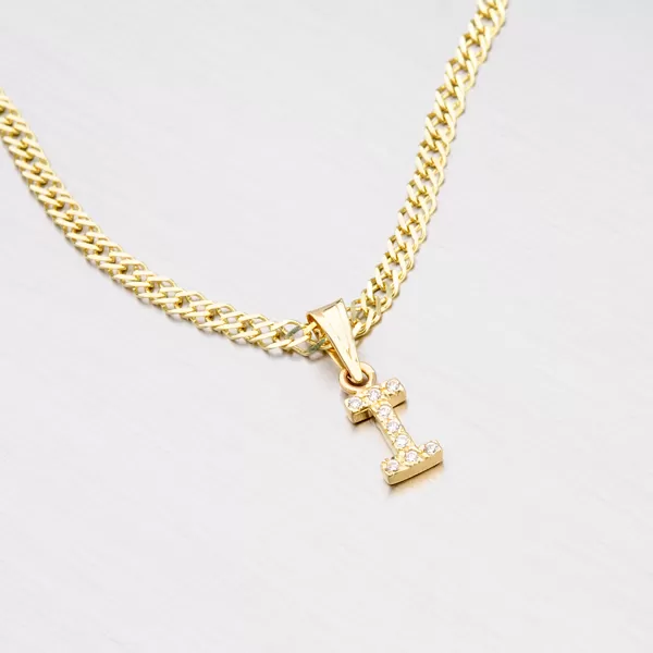 Zlatý přívěsek - písmeno I 13-152-I