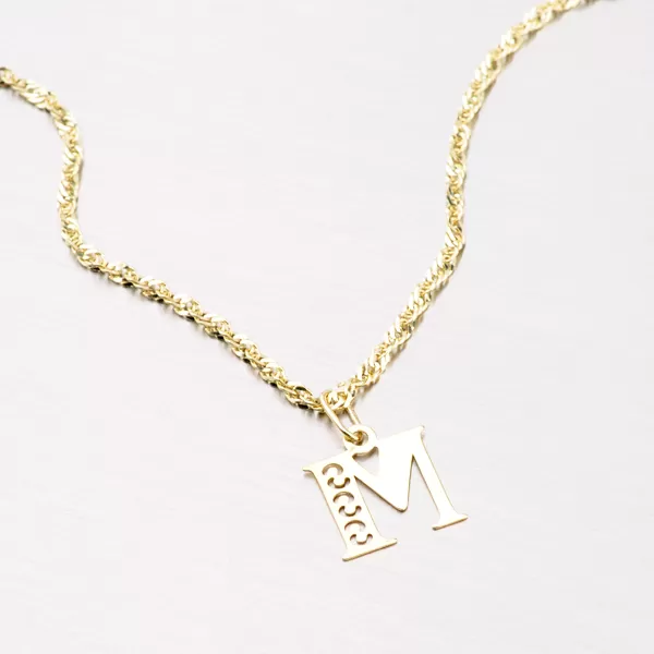 Zlaté písmenko M 442-0001-M