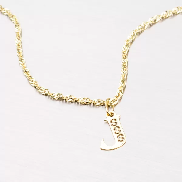 Zlaté písmenko J 442-0001-J