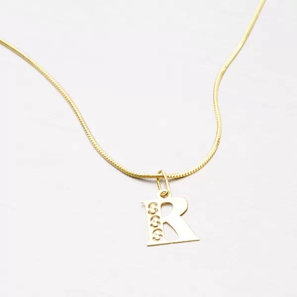 Zlaté písmenko R 442-0001-R