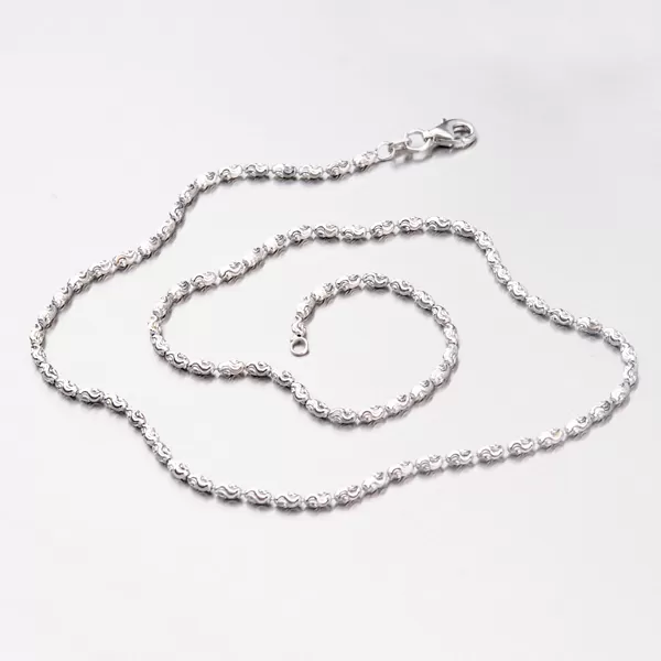 Krásný stříbrný řetízek CHRS-RICE-TYPHOON-002