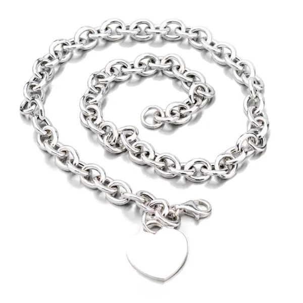 Dámský náhrdelník stříbro 925 srdce N1300444-1264-SLX