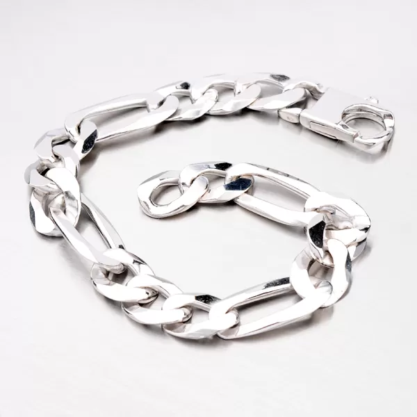 Stříbrné figaro 3+1 920043-XK-SLX