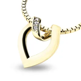 Dámský přívěsek přírodní diamant 0.036 ct G/SI 10878-ZL-DIA