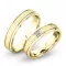 Snubní prsteny žluté zlato 585 zirkon 0.024 ct G/SI SP-61055Z