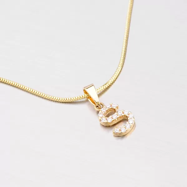 Přívěsek písmeno S - zlato 585 13-152-S