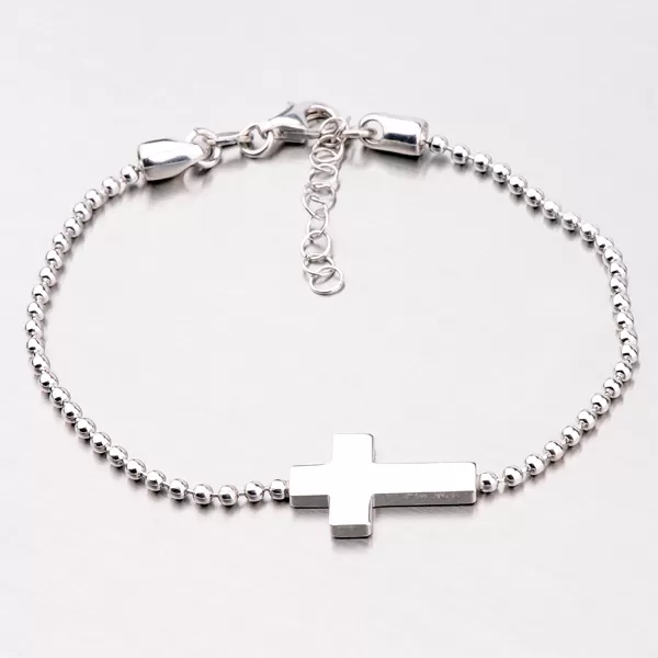 Krásný náramek s křížkem B1604183-1264-SLX