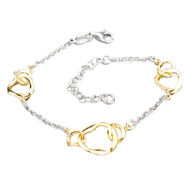 Dámský náramek stříbro 925 ozdobami B1500726-0331-SLX