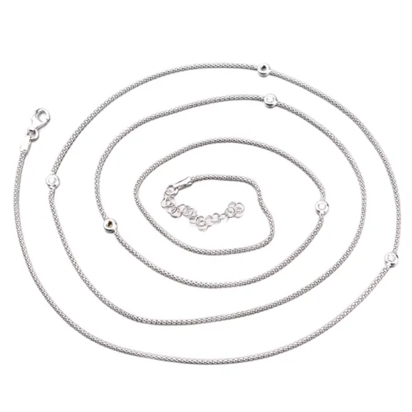 Dámský náhrdelník stříbro 925 zirkony N1604160-1264-SLX