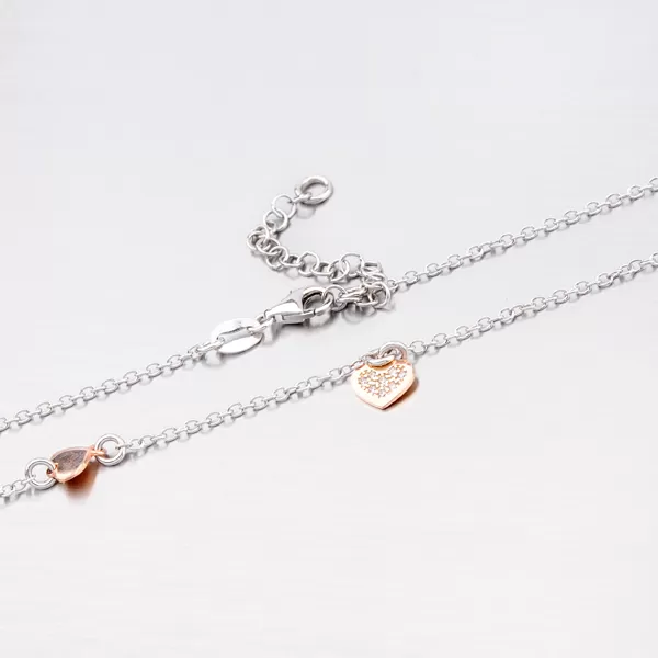 Dámský řetízek se srdíčky N1700789-0331-SLX
