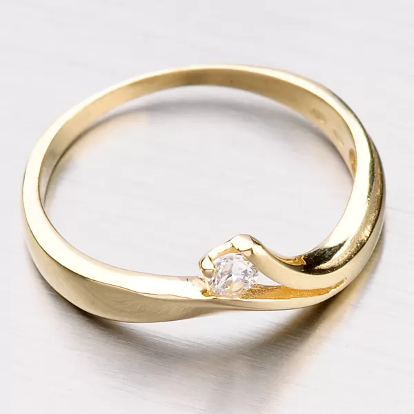 Prsten ze zlata DZ1853-ZL