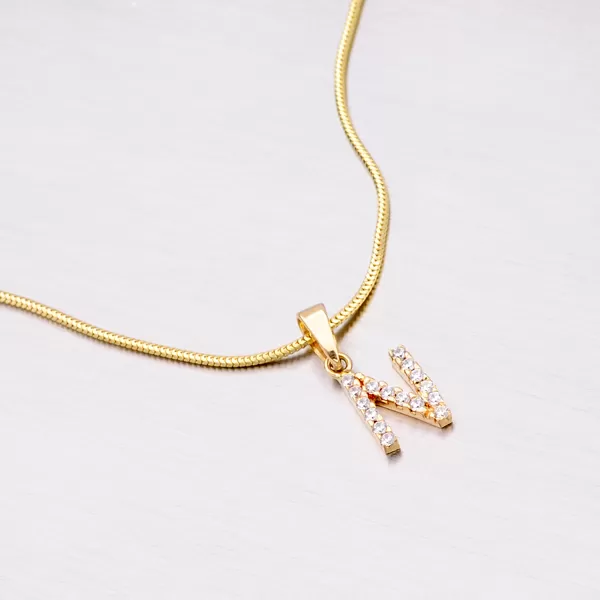 Přívěsek - zlato 585 písmeno N 13-152-N