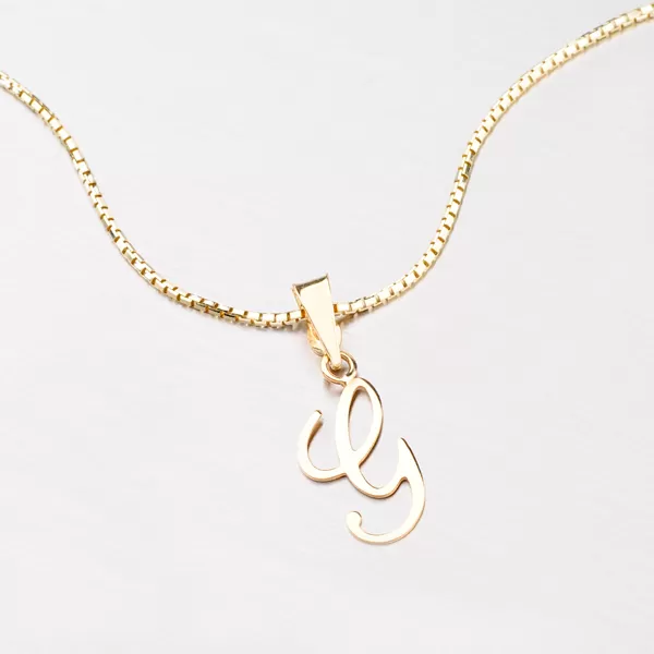 Přívěsek - zlaté písmenko G 43-2937-G