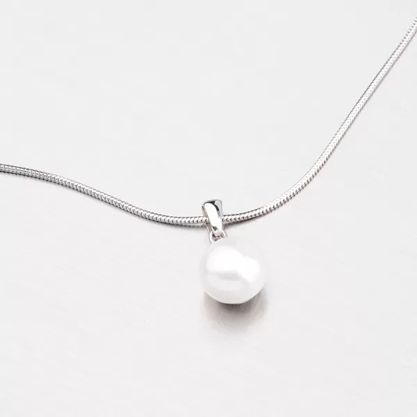 Zlatý přívěsek s perlou 43-21430