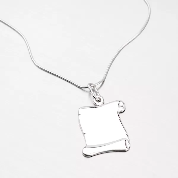 Stříbrná destička - pergamen M5542