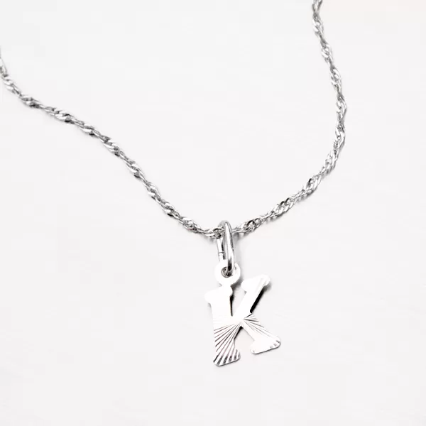 Stříbrné písmenko - K M5114-FC-K