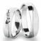 Snubní prsteny bílé zlato 585 zirkon 0.075 ct G/SI SP-284