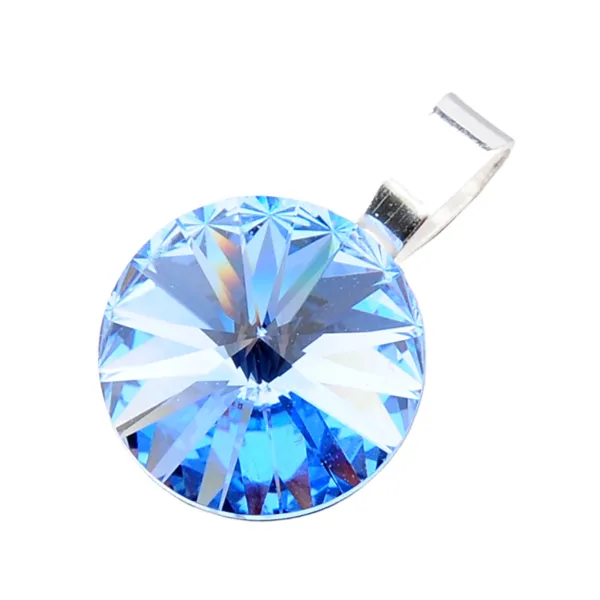 Dámský přívěsek stříbro 925 krystaly 12 mm D113M-JK