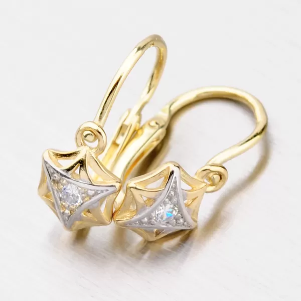 Dětské hvězdičky ze žlutého zlata 52DN-2209ZB