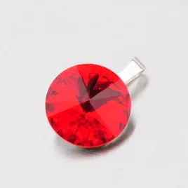 Dámský přívěsek stříbro 925 krystaly 10 mm D119ORT-JK
