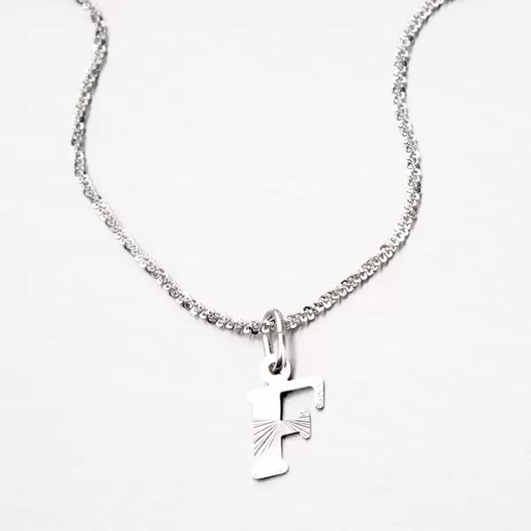 Stříbrné písmenko - F M5114-FC-F