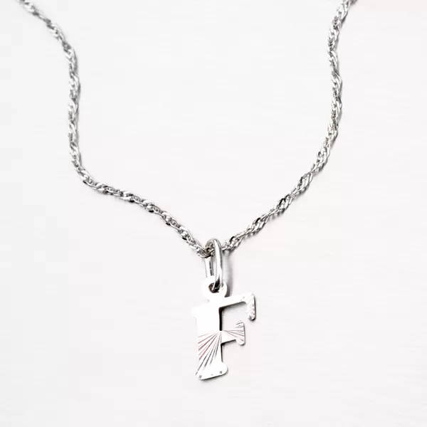 Stříbrné písmenko - F M5114-FC-F