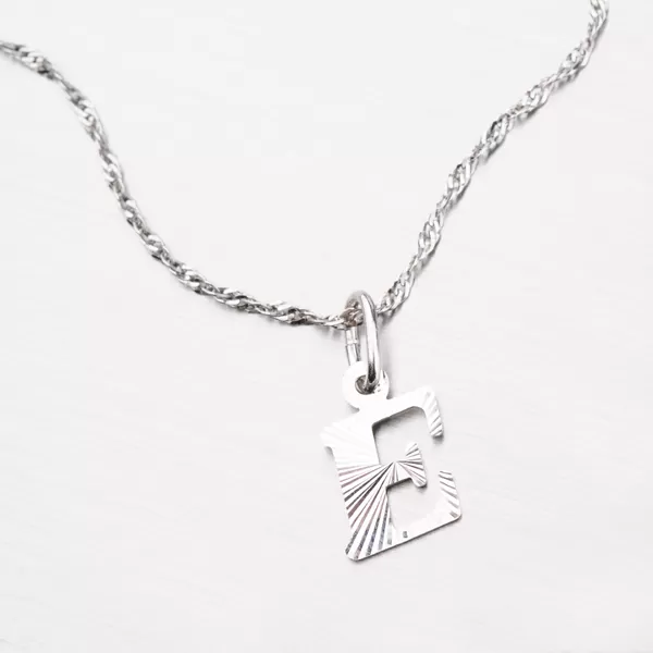 Stříbrné písmenko - E M5114-FC-E