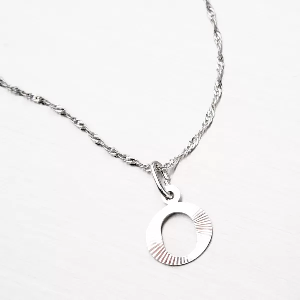 Stříbrné písmenko - O M5114-FC-O