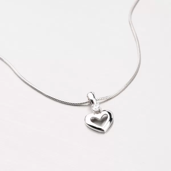 Přívěsek ze zlata - srdce DZ1603B