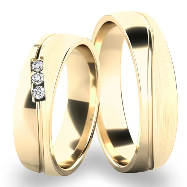 Snubní prsteny zlaté SP-284