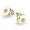 Dámské náušnice žluté zlato 585/1000 přírodní diamant 0.110 ct G/SI 10911-NS-ZL-DIA