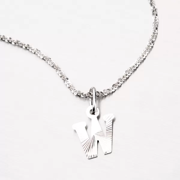 Stříbrné písmenko - W M5114-FC-W