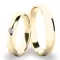Snubní prsteny žluté zlato 585 zirkon 0.025 ct SP-286-01