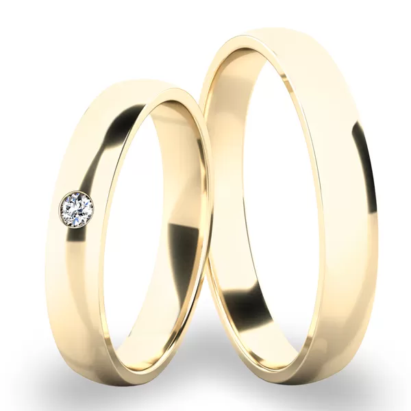 Snubní prsteny bílé zlato SP-286-01