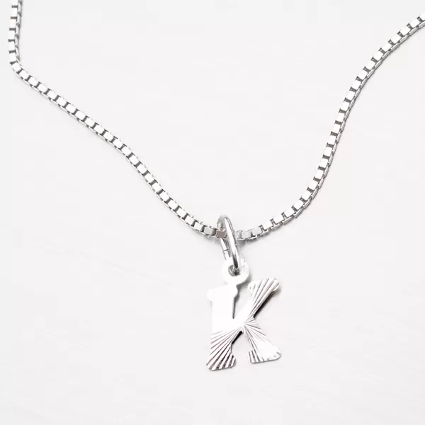 Stříbrné písmenko - K M5114-FC-K