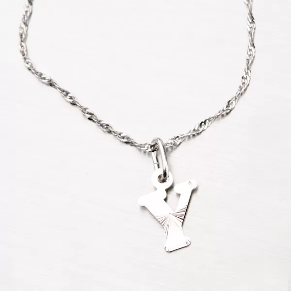 Stříbrné písmenko - Y M5114-FC-Y