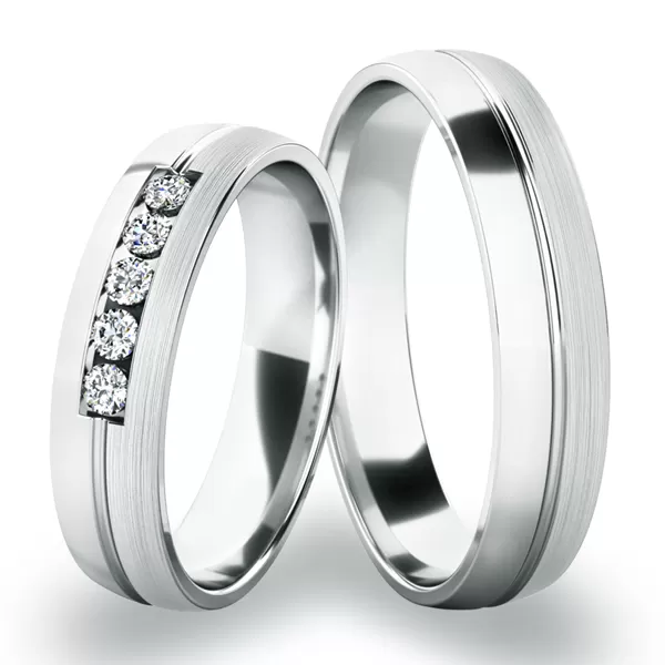 Zlaté snubní prsteny SP-287