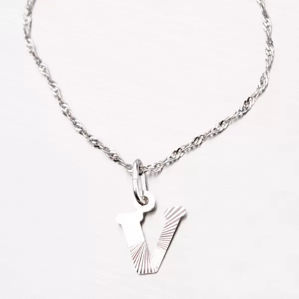 Stříbrné písmenko - V M5114-FC-V