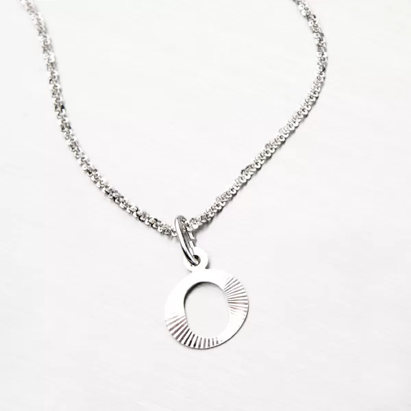 Stříbrné písmenko - O M5114-FC-O