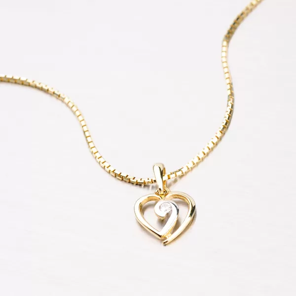 Zlatý přívěsek DZ1609ZL-1