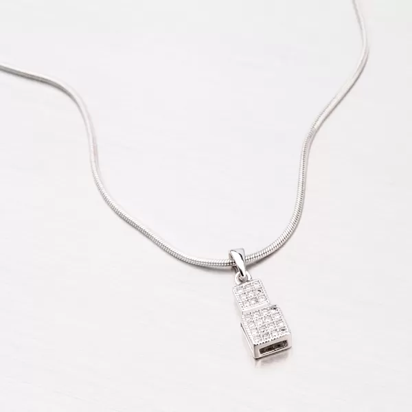 Přívěsek stříbrný se zirkony AP178